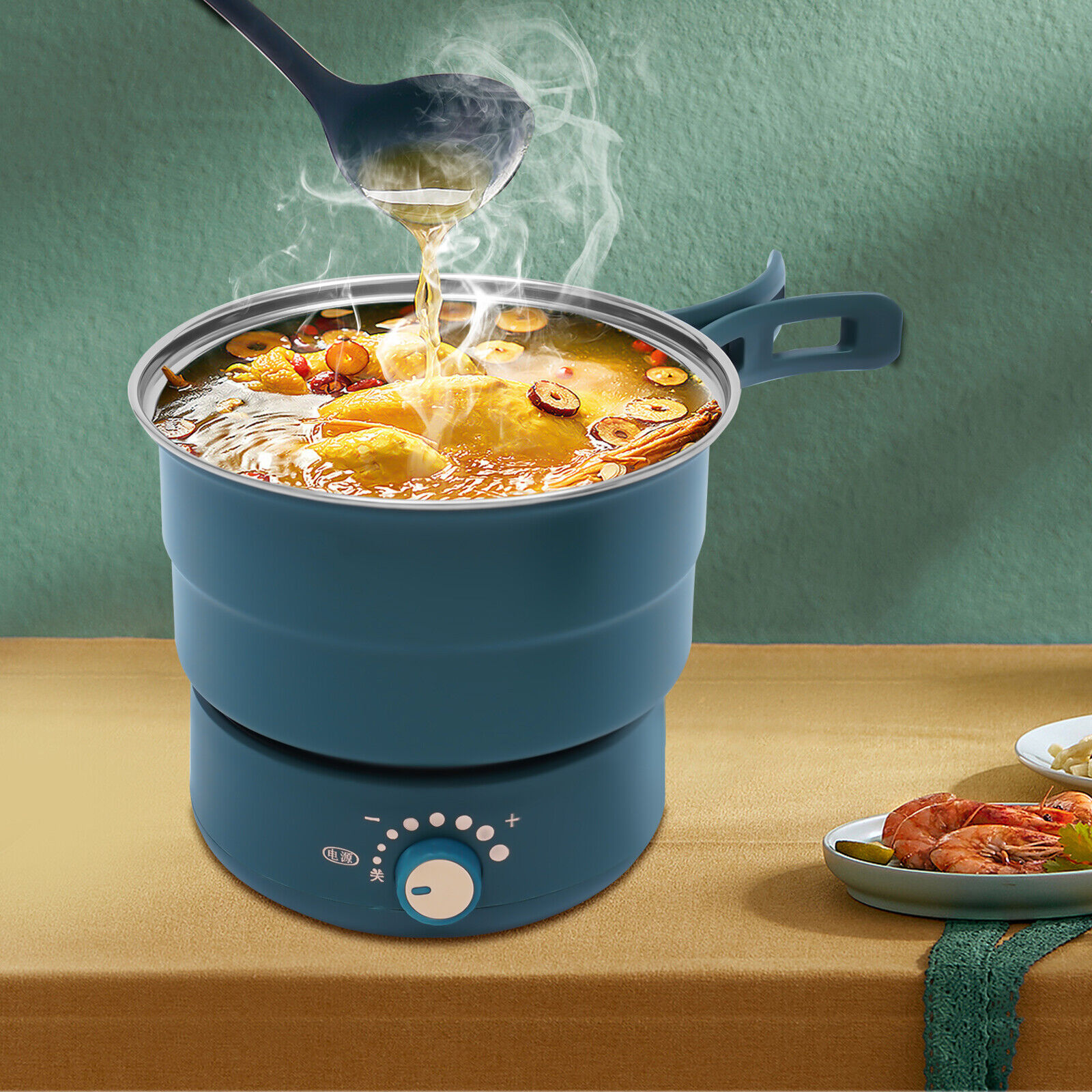 Hot Pot Portable Dual - Electric Hot Pot 110V 500W Multi-Cooker