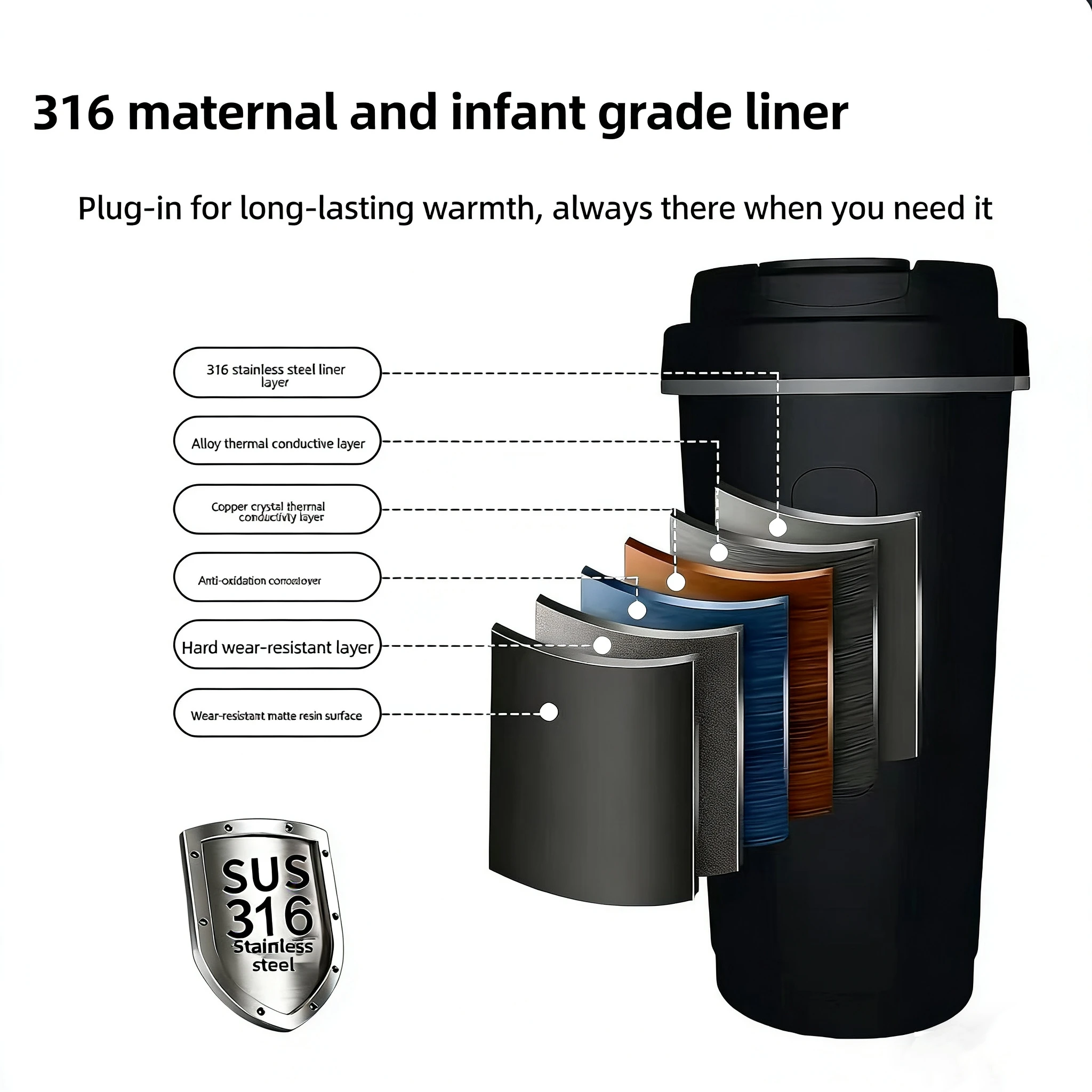 Portable Car Electric Kettle 1 - Hot Pot Portable Dual recensione e prezzo