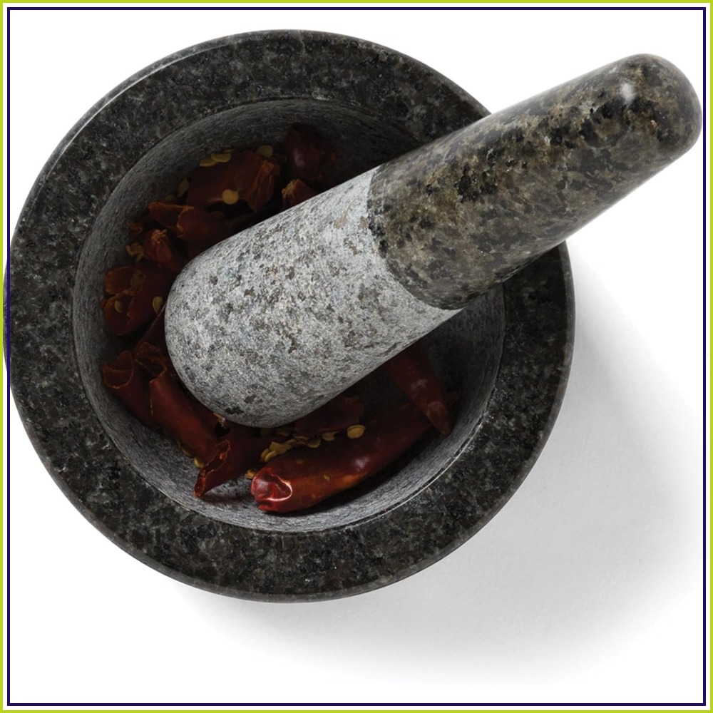 Granite Mortar and Pestle, 4.7 - Mortar Pestle Granite recensione e prezzo