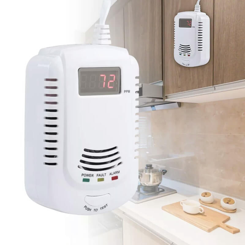2 in 1 Gas Detector, Plug-in H - Home Cooking Gas recensione e prezzo