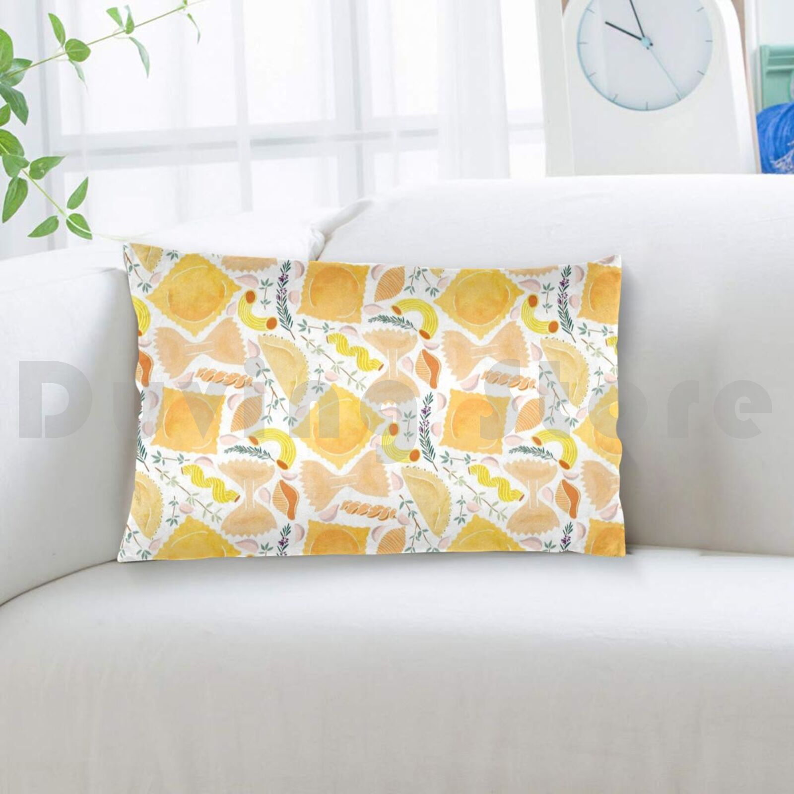 Pasta Pattern On White Pillow  - Home Cooking On recensione e prezzo