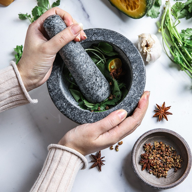 Mortar and Pestle Set Heavy Na - Mortar Pestle Granite recensione e prezzo