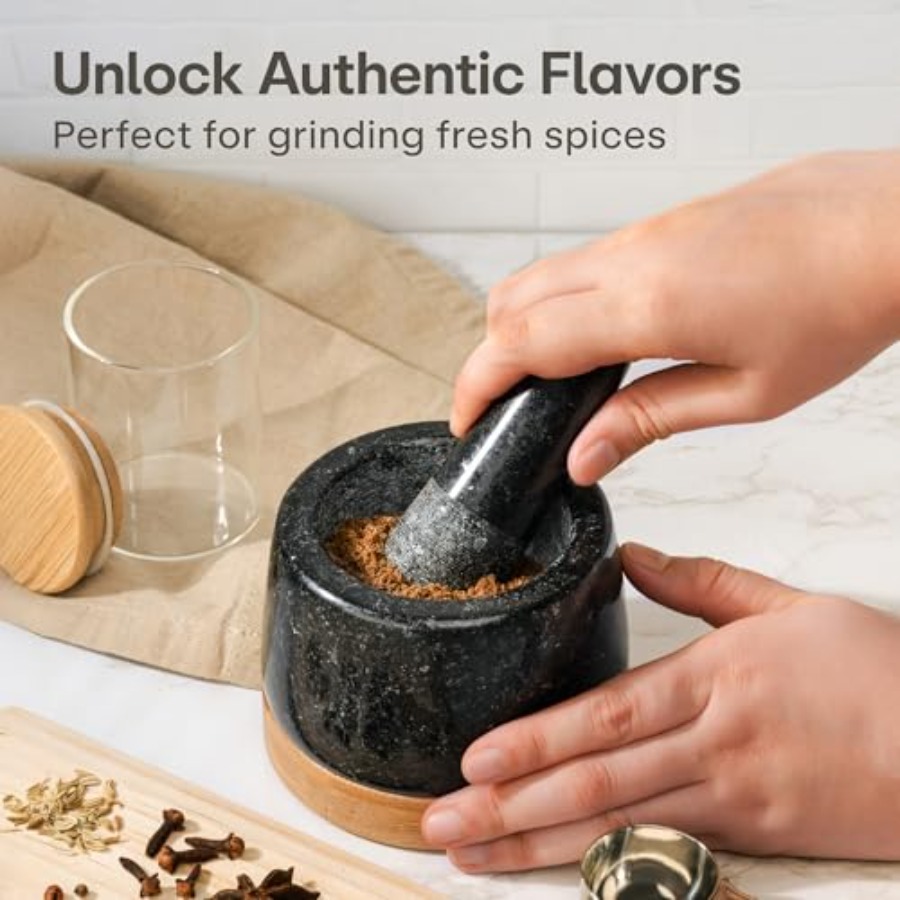Small Mortar and Pestle Set fo - Mortar Pestle Granite recensione e prezzo