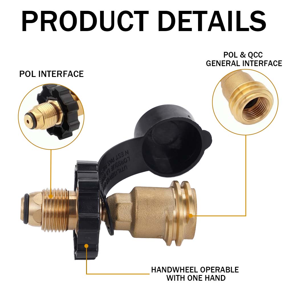 Propane POL To QCC1 Type1 Tank - Home Cooking Gas recensione e prezzo