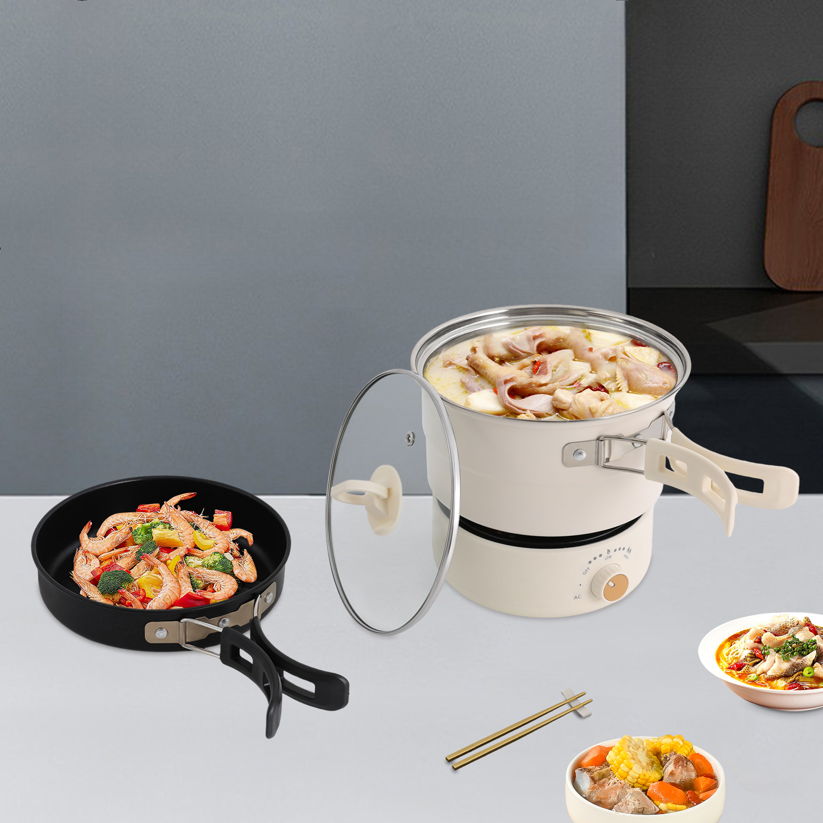 Portable Electric Hot Pot 500W - Hot Pot Portable Dual recensione e prezzo