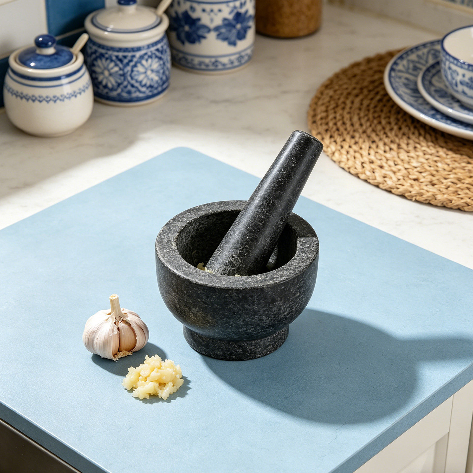 Stone Pestle 6 Inch Heavy Unpo - Mortar Pestle Granite recensione e prezzo