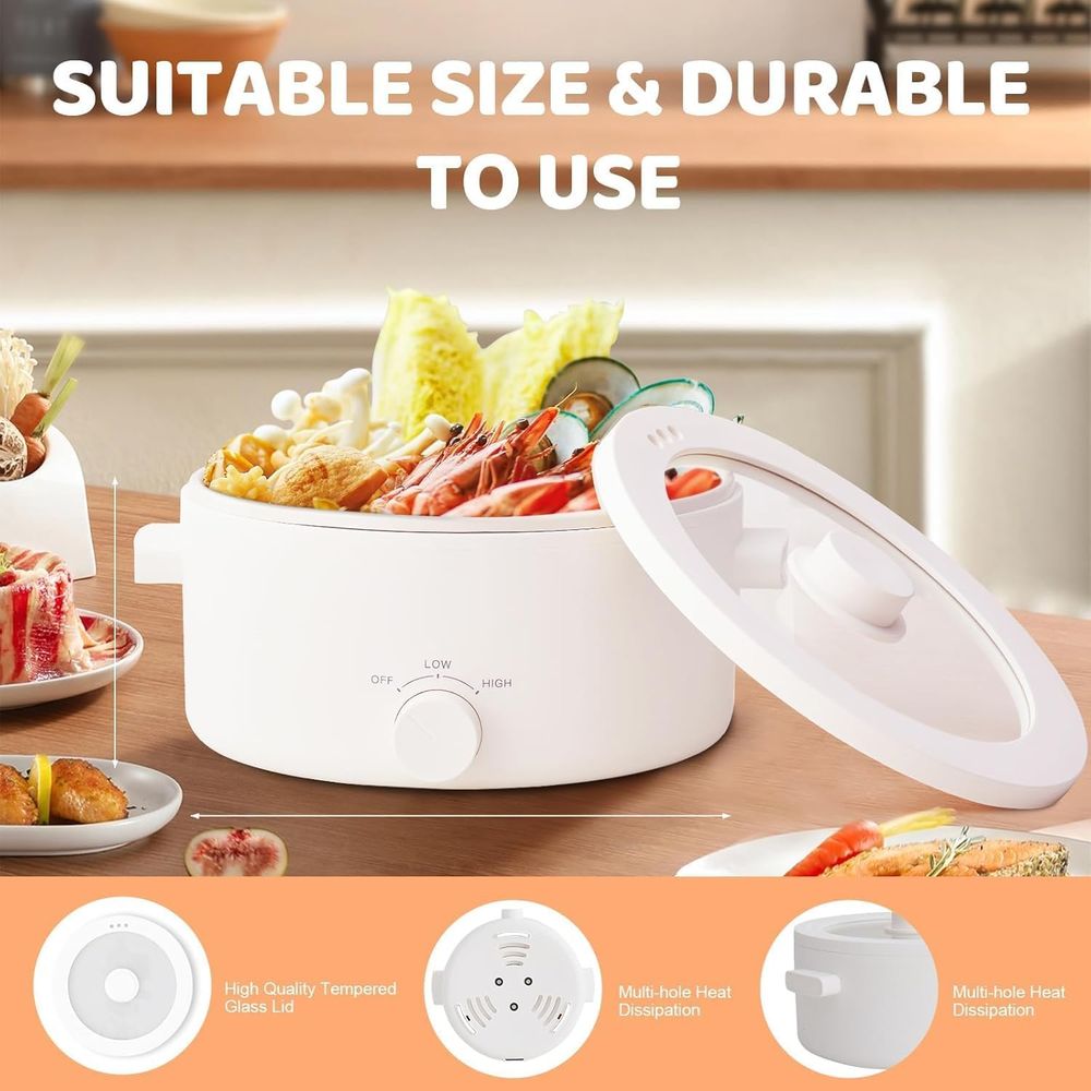 Electric Hot Pot, 3L Portable  - Hot Pot Portable Dual recensione e prezzo