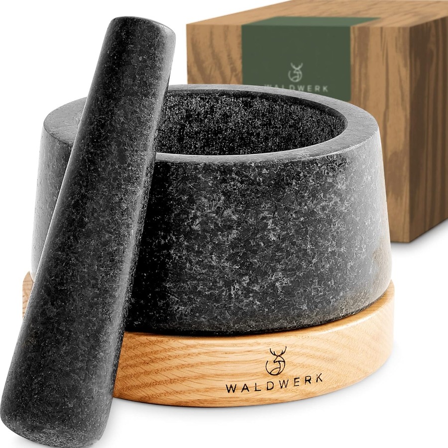 WALDWERK Mortar and Pestle Set - Mortar Pestle Granite recensione e prezzo