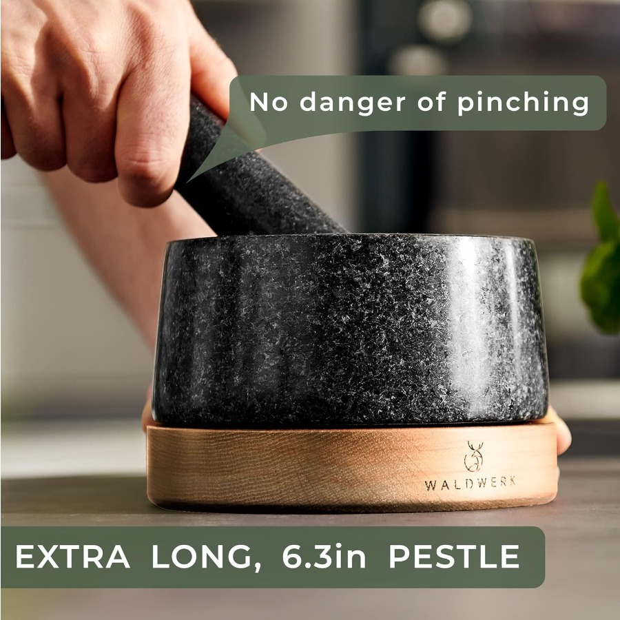WALDWERK Mortar and Pestle Set - Mortar Pestle Granite recensione e prezzo