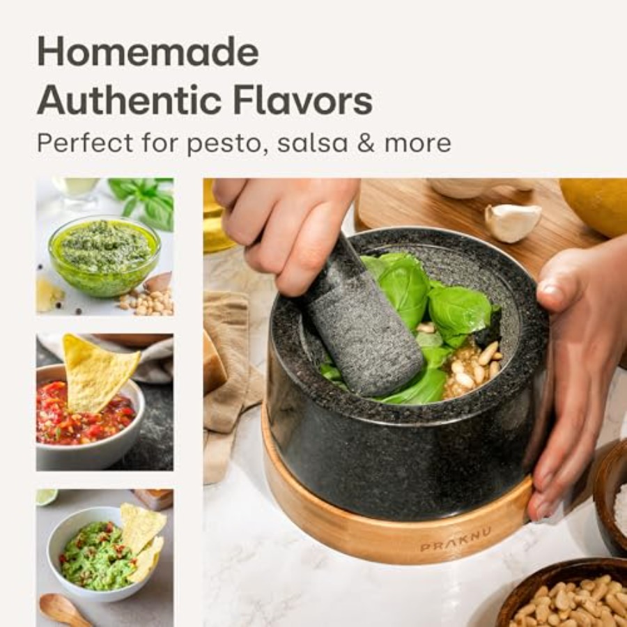 Large 2 Cup Mortar and Pestle  - Mortar Pestle Granite recensione e prezzo