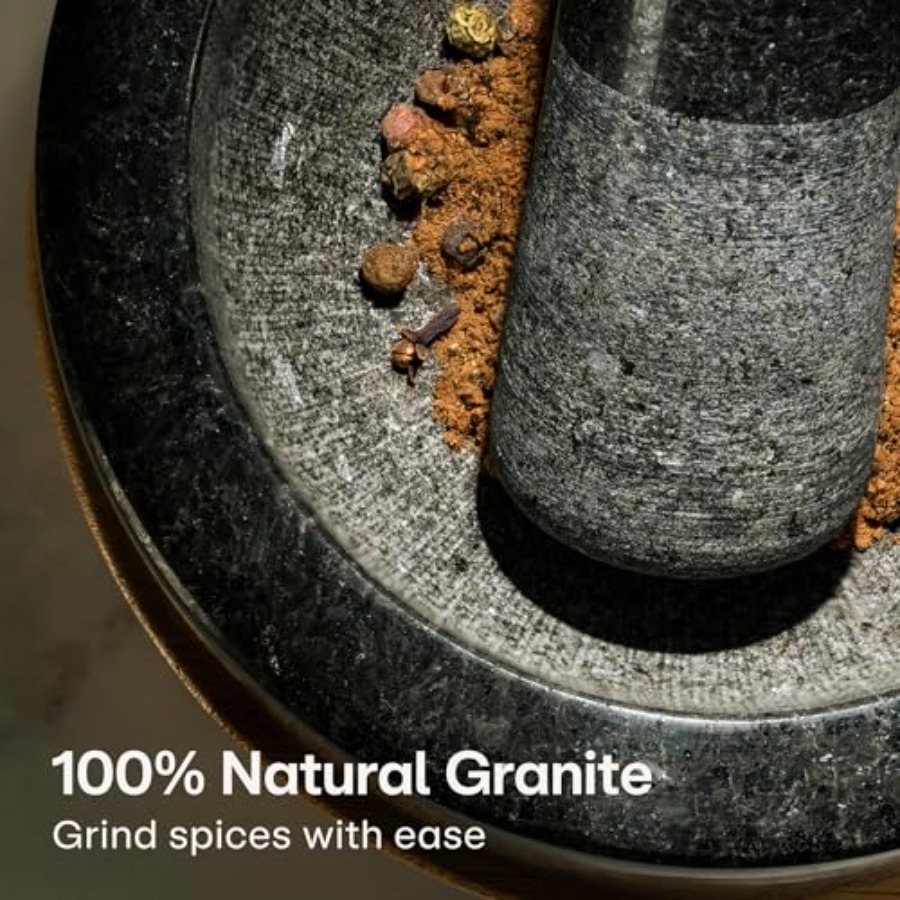 Large 2 Cup Mortar and Pestle  - Mortar Pestle Granite recensione e prezzo