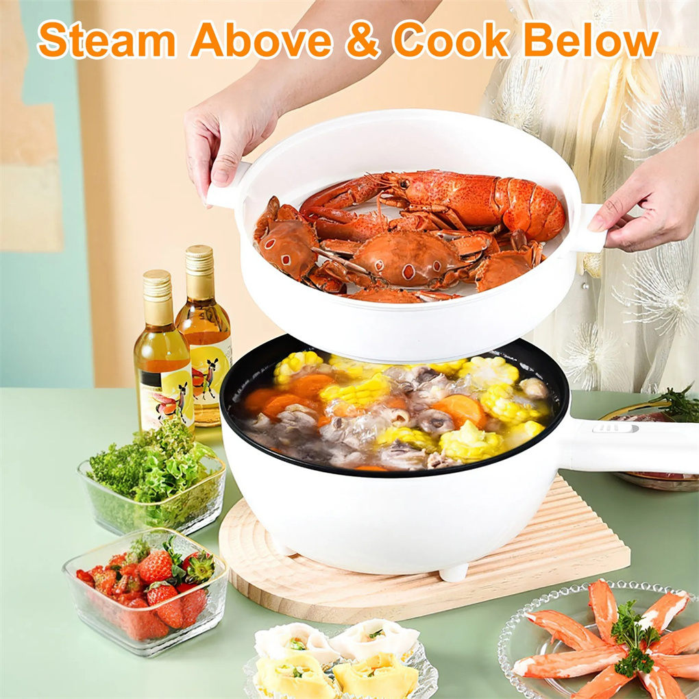 Electric Hot Pot Non-Stick Fry - Hot Pot Portable Dual recensione e prezzo
