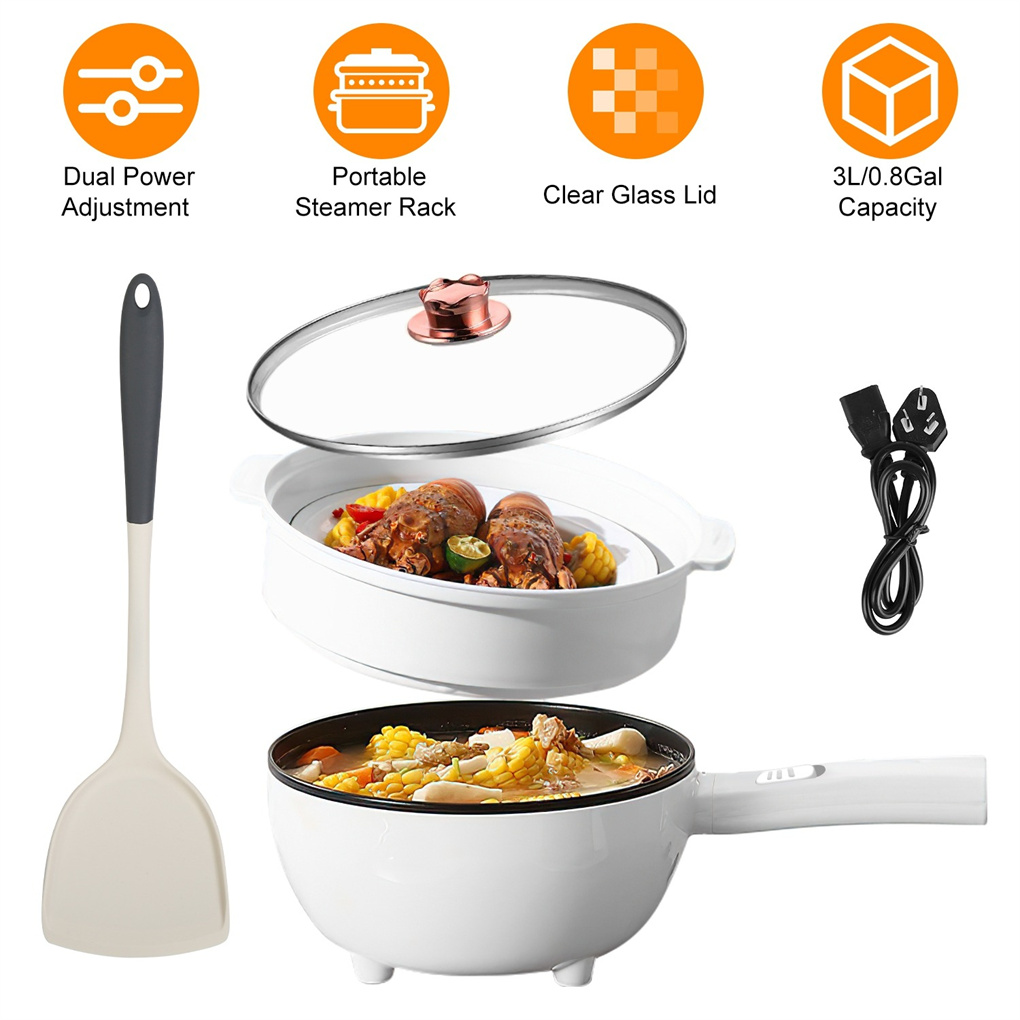Electric Hot Pot Non-Stick Fry - Hot Pot Portable Dual recensione e prezzo