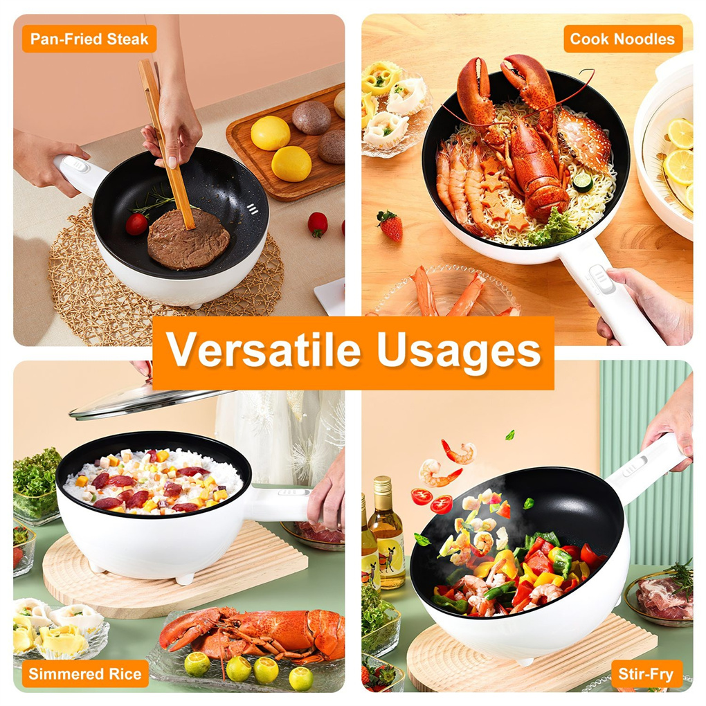 Electric Hot Pot Non-Stick Fry - Hot Pot Portable Dual recensione e prezzo