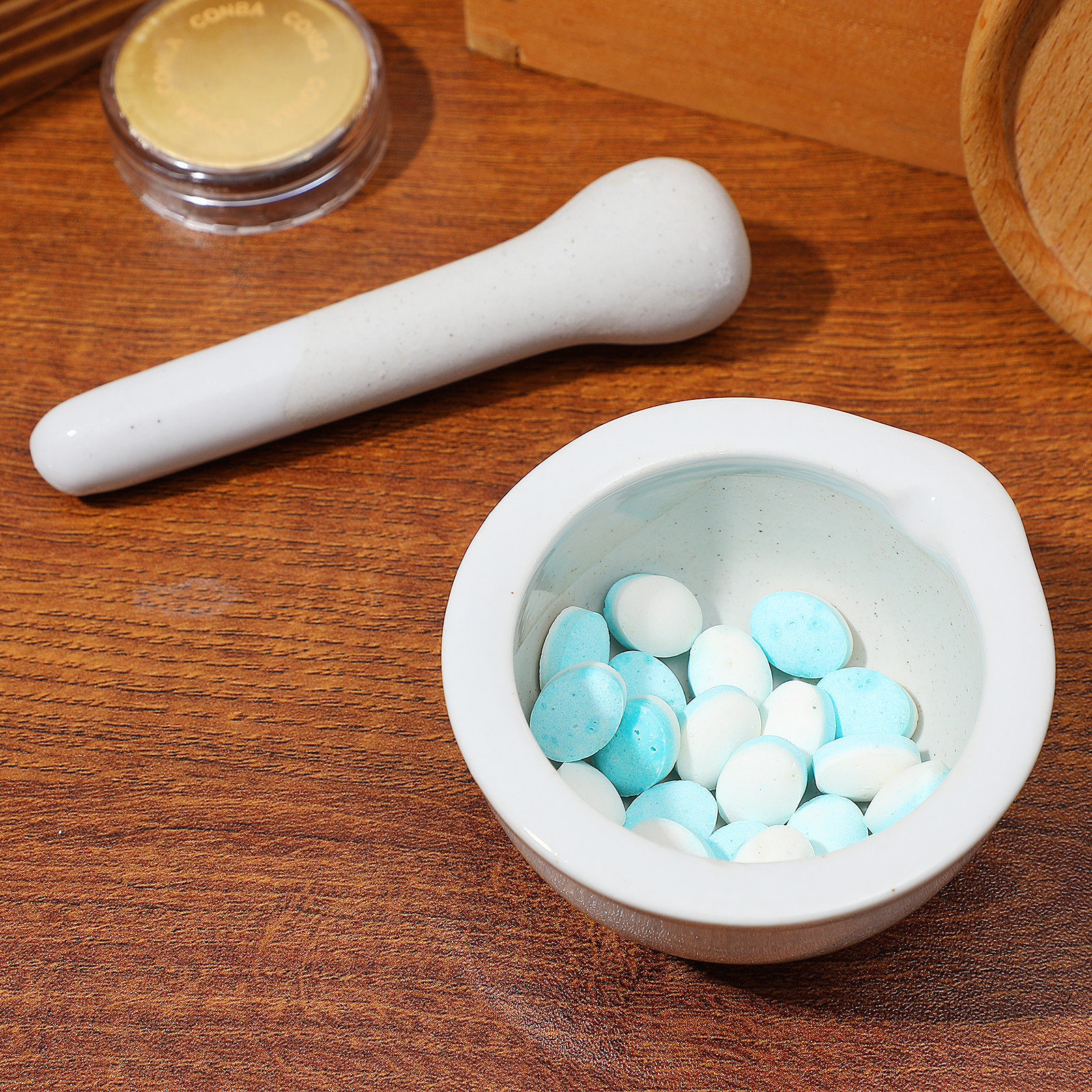 Mini Porcelain Mortar Grinding - Mortar Pestle Granite recensione e prezzo