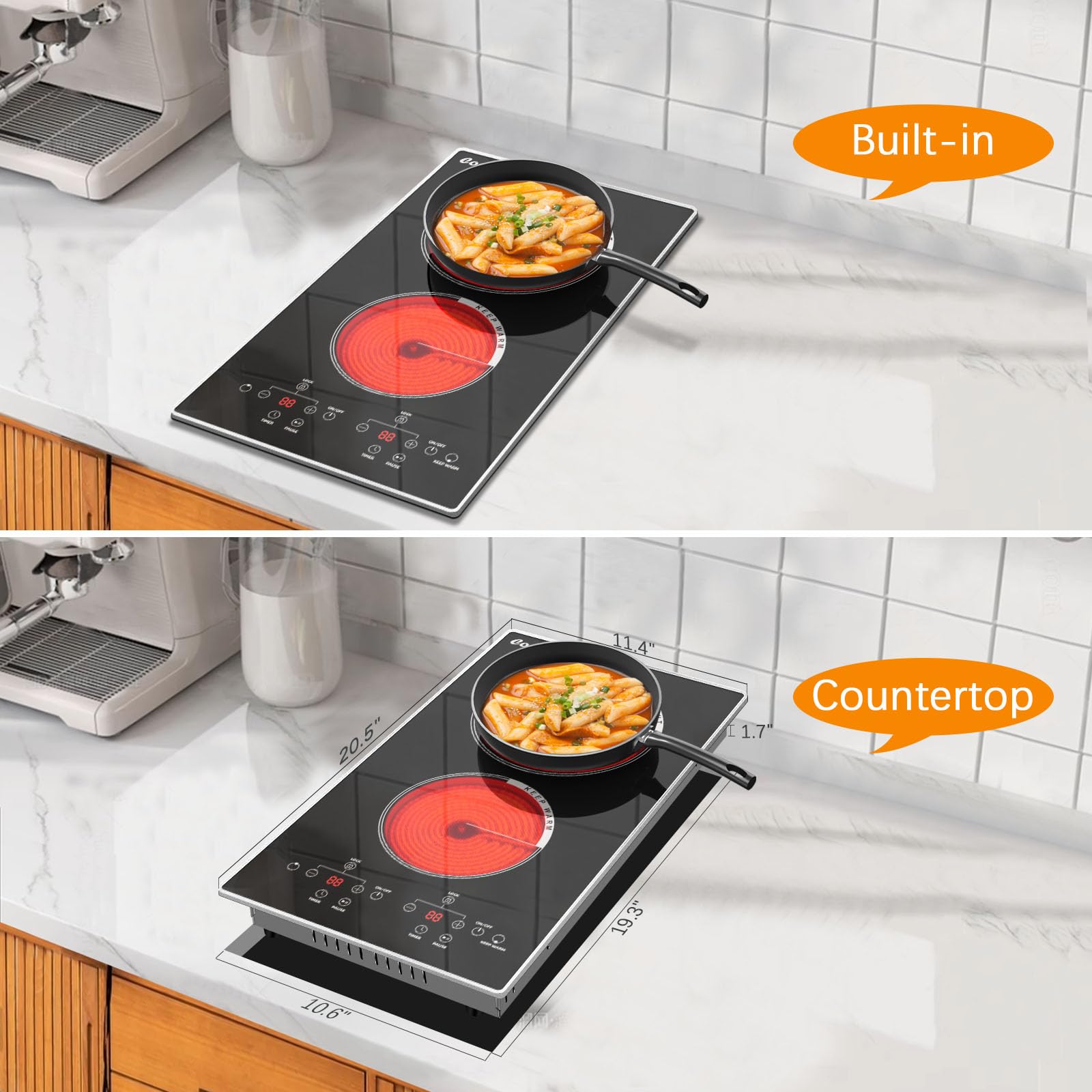 Cooksir 12 Inch 2 Burner Porta - Hot Pot Portable Dual recensione e prezzo