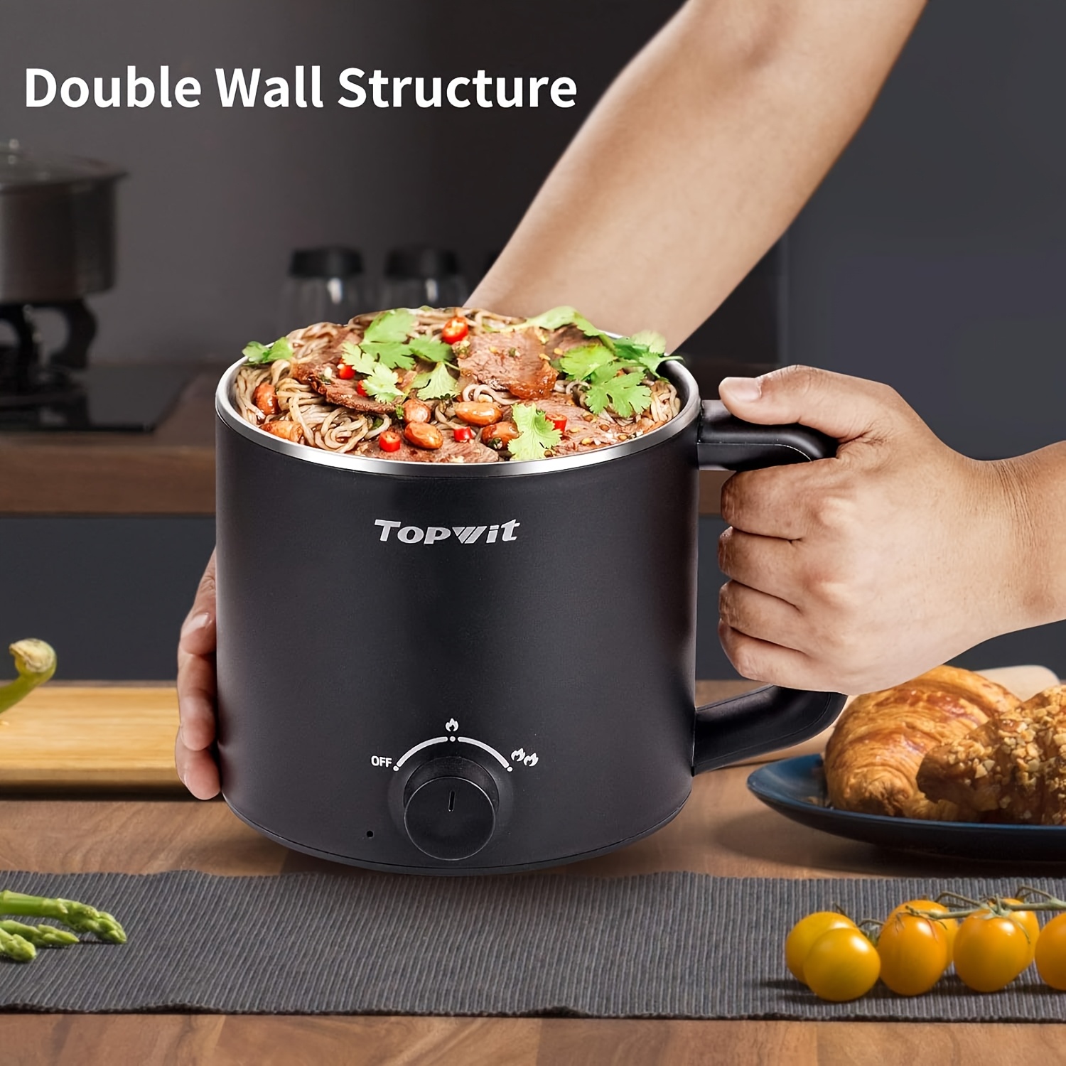 Electric Hot Pot, 50.72oz Port - Hot Pot Portable Dual recensione e prezzo