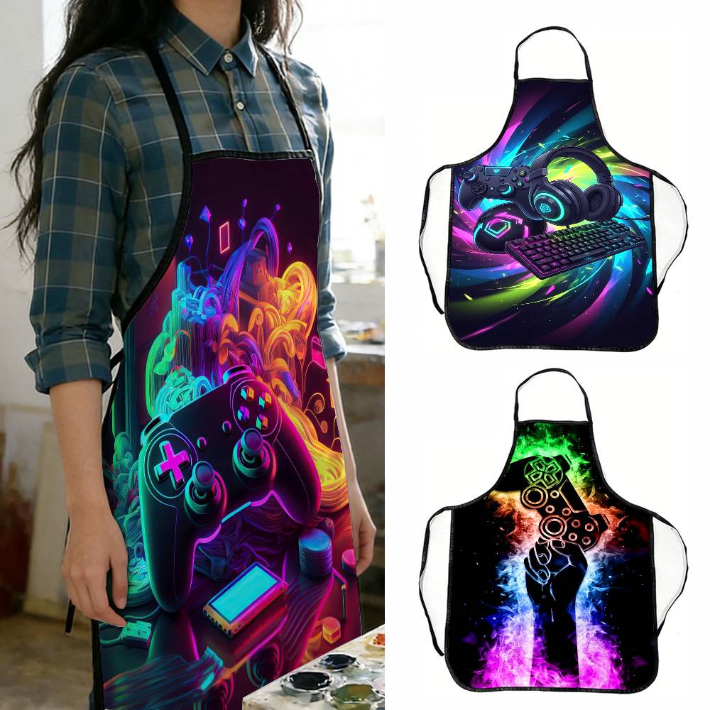 1PC Neon Video Game Apron with - Home Cooking Video recensione e prezzo